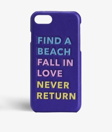 iPhone 7/8/SE Find A Beach Purple