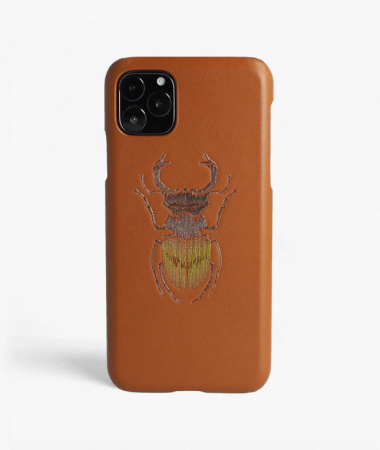 iPhone 11 Pro Max Mobilskal Lder Beetle Brun