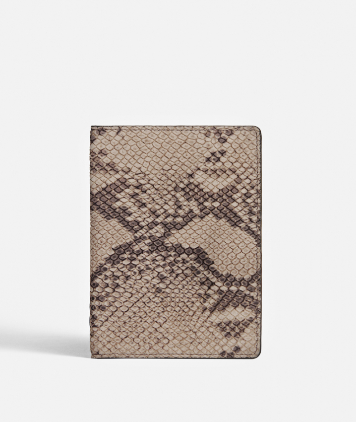 Passport Cover Soft Python Cashmere