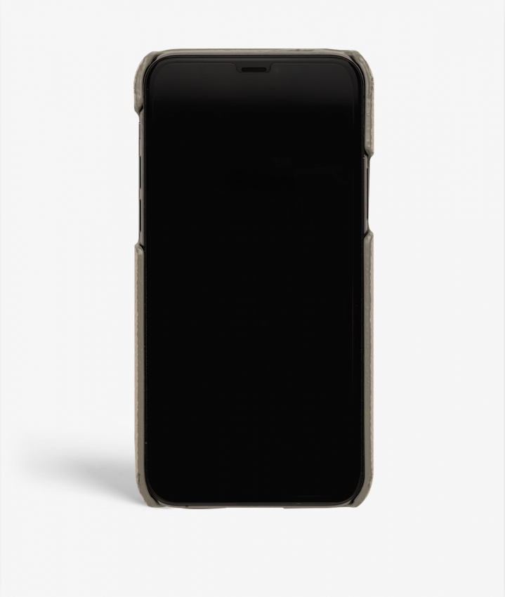 iPhone 11 Pro Leather Case Beetle Grey
