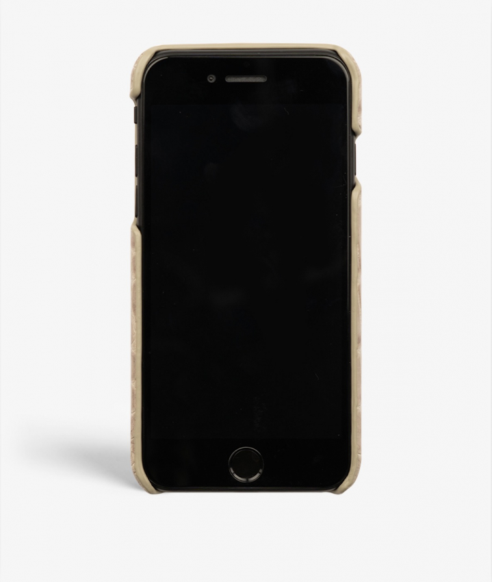 iPhone 7/8/SE Mobilskal Lder Croco Gr Small