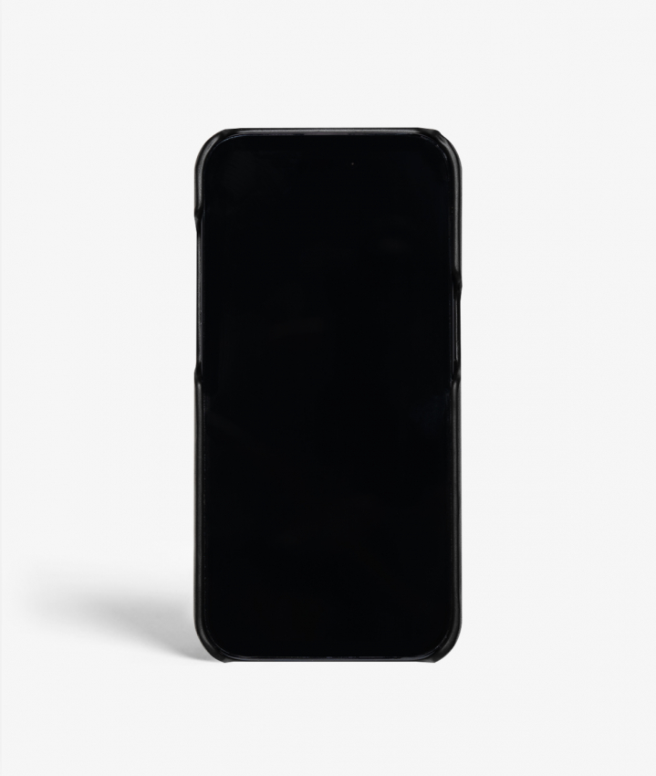 iPhone 14 Pro Leather Case Tiger Black